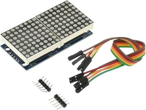2 Bit | 1/2/4/8-Bit Max7219 60×60 Dot Matrix Module Microcontroller Led Display Module for DIY Kit with Cable New 2026 High for Reliable Electronic Component, Precision, Stable Performance in Saudi Arabia
