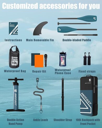 Inflatable Stand Up Paddle Boards - Extra Wide Fishing Paddleboard,Cool Design,Ultra Stable Standup SUP,15 D-Rings,5 Handles, Camera Mount,100L Backpack,10L Dry Bag, Youth/Adults in Saudi Arabia