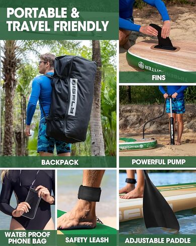 Bigfly قابلة للنفخ قابلة للوقوف Paddle Board 11 '*34 "*6" ، تفجير لوحة مجداف للبالغين ، مع زعانف قابلة للفصل ، مضخة ، مجداف عائم ، مقود السلامة ، حقيبة الظهر in Saudi Arabia