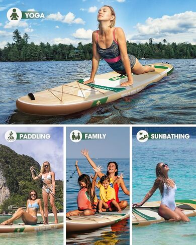 Bigfly قابلة للنفخ قابلة للوقوف Paddle Board 11 '*34 "*6" ، تفجير لوحة مجداف للبالغين ، مع زعانف قابلة للفصل ، مضخة ، مجداف عائم ، مقود السلامة ، حقيبة الظهر in Saudi Arabia