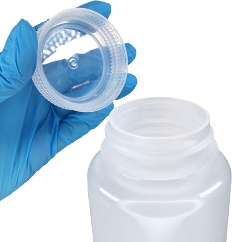 EISCO -زجاجات كاشف LDPE بعرض 500 مل مع أغطية البولي بروبيلين ، حزمة من 12 ، حاويات مختبرات غير قابلة للشفقة ، من -100 إلى 80 درجة مئوية in Saudi Arabia