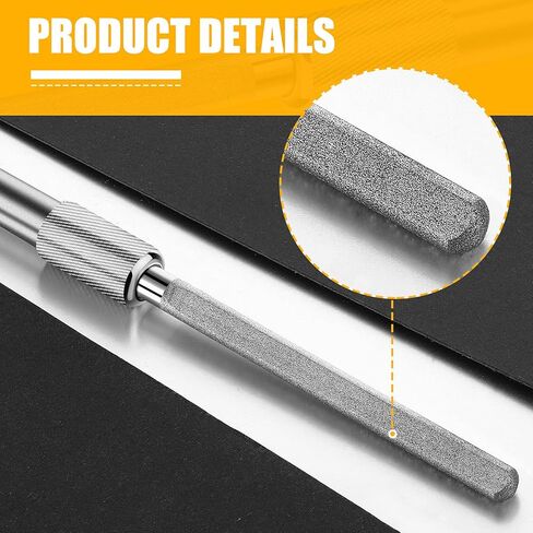 File Honoson Diamond Glass File Crystal File Metal Grit Tool Tool Carbide Carbide Metal Grit Tools Crystal Glass Diamond Repair (1 قطعة) in Saudi Arabia