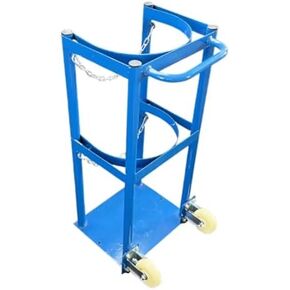 حامل خزان الأسطوانة عربة عربة أسطوانة الغاز ، عربة دبابات الأكسجين المتداول المحمولة ، رف كبير أسطوانة الأكسجين في المختبر/المصنع (يحمل علبة واحدة) in Kuwait