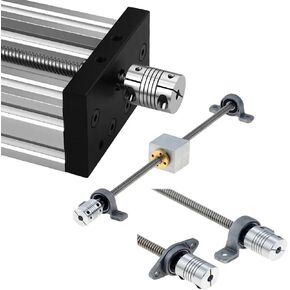 D19L25 5x8mm Aluminium CNC Motor Jaw Shaft Coupler 5mm to 8mm Flexible Coupling OD 19x25mm Dropshipping 3/4/5/6/6.35/7/8/10mm 1Pcs(3x4) in Saudi Arabia