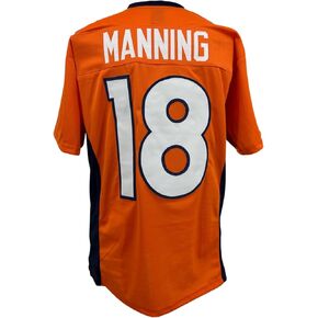 Peyton Manning Jersey Orange Denver | Unisex Adult Sizes S-5XL Unsigned Custom Sewn Stitched in Saudi Arabia
