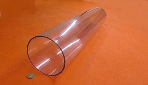 Polycarbonate Round Tube 5.00" OD x (4 3/4") 4.75" ID x 1/8" Wall x 12" (More Length Options) in Kuwait