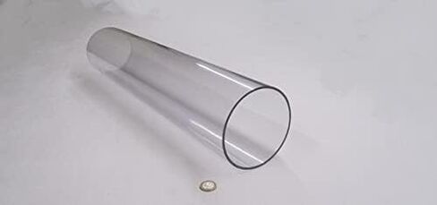 Polycarbonate Round Tube 5.00" OD x (4 3/4") 4.75" ID x 1/8" Wall x 12" (More Length Options) in Kuwait