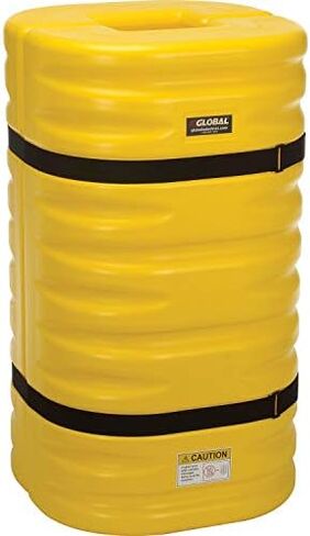 Global Industrial 42 "H × 24" واقي عمود ، فتحة عمود 10 "، للأعمدة المربعة أو المستديرة ، وأصفر بولي إيثيلين عالي الكثافة ، والنصفي المتشابك in Kuwait