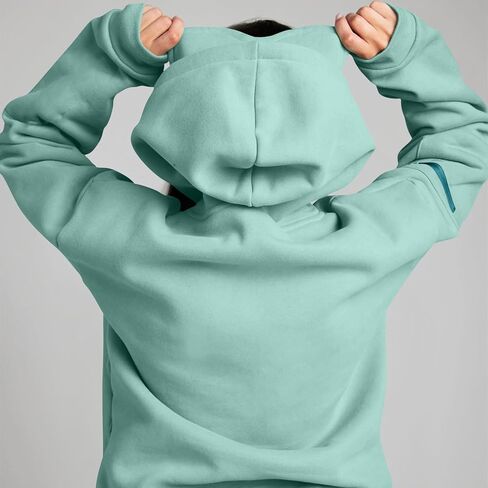 yraetenm zip up hoodie women fashion mode mode hoodie مع قناع العين السترات الصوفية المريحة مع جيوب in Kuwait