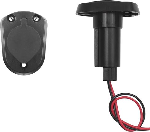 Boat Stern Light Socket Base Fit 3/4" Diameter 2-Prong for Most of The Navigation, All-Round Lights and Flag Pole, 2 Pin Nylon Top Plug-In Bow Light Cap Base Replacement for Marine Boat Anchor in Saudi Arabia