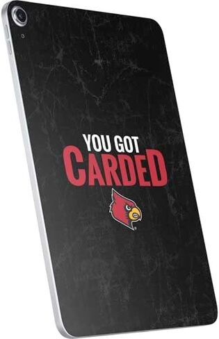 Skinit Decal Tablet Skin Compatible with iPad 11th Gen (2025) - Officially Licensed University of Louisville Red Background Design in Saudi Arabia