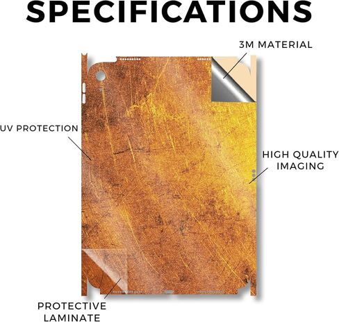 Carbon Fiber iPad Skin Compatible with Apple iPad A16 11 Gen (2025) - Hot Flames - Premium 3M Vinyl Protective Wrap Decal Cover - Easy to Apply | Crafted in The USA by MightySkins in Saudi Arabia
