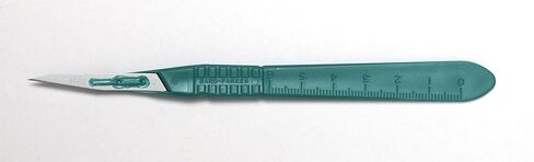 7805603 PT # 371611 Scalpel Surgical Bard-Parker SS # 11 STD Handle Strl Dip 10/BX صنعها Becton-Dickinson in Saudi Arabia