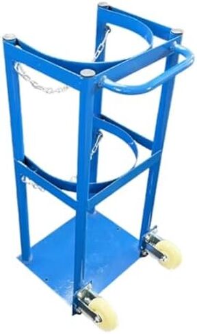 حامل خزان الأسطوانة عربة عربة أسطوانة الغاز ، عربة دبابات الأكسجين المتداول المحمولة ، رف كبير أسطوانة الأكسجين في المختبر/المصنع (يحمل علبة واحدة) in Kuwait