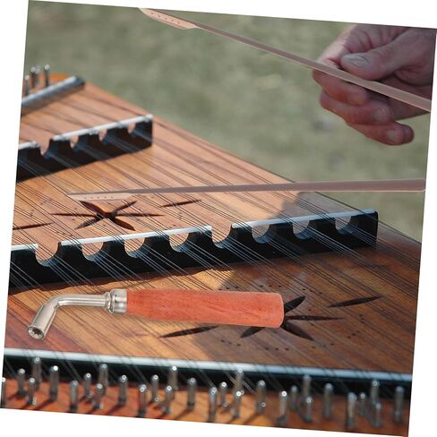 Toyandona Dulcimer Tuning Wretch Tool Design Octagonal Design for Easy Tone Date مع مقبض مريح Dulcimer Spanner للموسيقيين والأدوات in Saudi Arabia