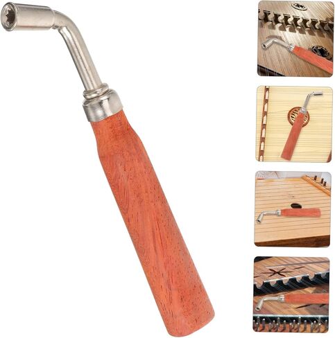 Toyandona Dulcimer Tuning Wretch Tool Design Octagonal Design for Easy Tone Date مع مقبض مريح Dulcimer Spanner للموسيقيين والأدوات in Saudi Arabia