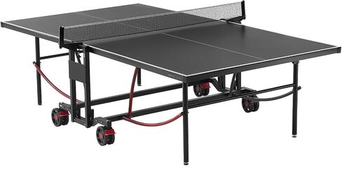 طاولة Vevor Ping Pong ، لعبة تنس الطاولة المهنية ، داخلي/في الهواء الطلق ، طاولة تنس الألومنيوم من الألومنيوم ، طاولة قابلة للطي محمولة مع شبكة مشبك سريعة وعجلات كبيرة قابلة للقفل ، 10 دقائق التجميع in Saudi Arabia