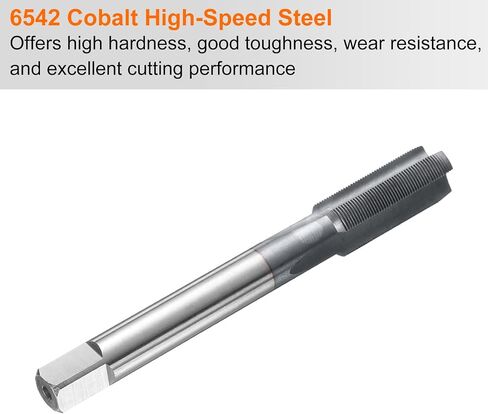 Harfington M10x0.5 متري متري ، TAP 6542 COBALT عالية السرعة الصلب TICN قابس المغلفة النقر يمينًا مستقيمًا in Saudi Arabia