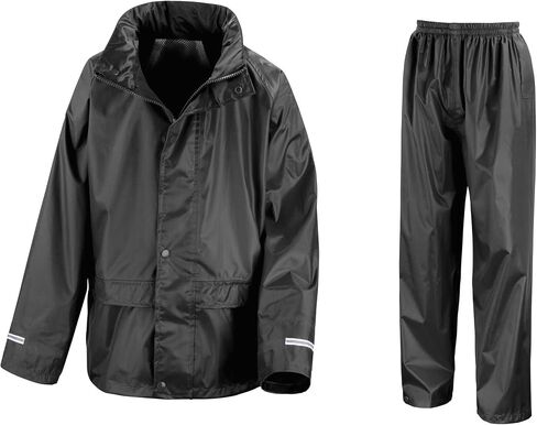 Core Childrens/Kids Unisex Junior Rain Suit Jacket And Trousers Set in Saudi Arabia