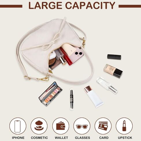 Quilted Crossbody Bags for Women Trendy Vegan Leather Purses and Handbags Designer Ladies Top Handle Satchel Purses with Strap Black in Saudi Arabia