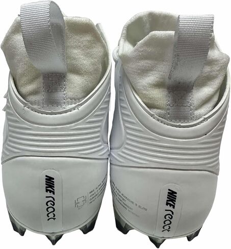 Nike Men's Alpha Huarache8 Elite Lax Lacrosse Cleats Shoes White/Navy #CW447-101 - Size Men's 14 in Saudi Arabia