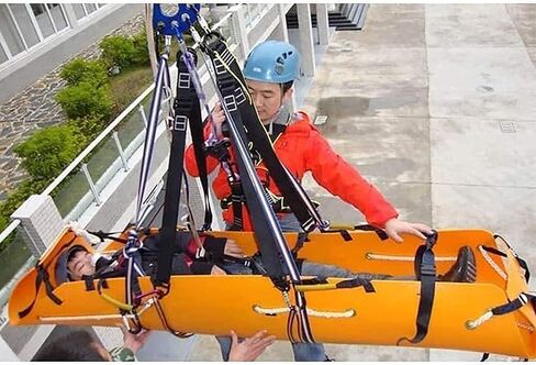 NYCDA Portable Stretcher, Medical Emergency Folding Stretcher Portable Emergency Rescue Stretcher Back Stretcher, for Medical Emergency Rescue, Ambulance, Fire Rescue in Saudi Arabia