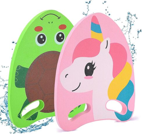 Cute Swimming Aid Kickboard - Swim Training Auxiliary Board, with Handrail Holes, for Beginners Children Practising Summer Pool Party in Kuwait