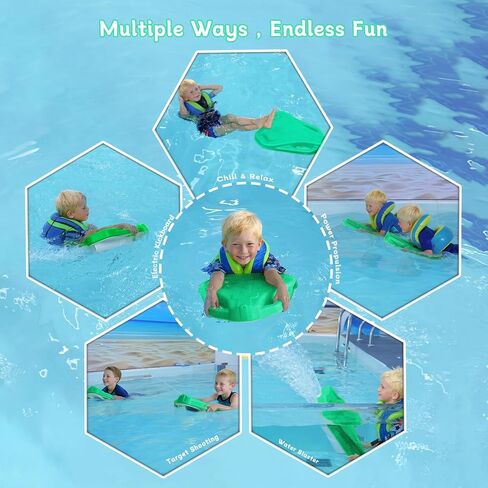 Electric Swimming Kickboard for Kids,Motorized Swim Board with Water Gun, Motorized Swim Training for Children Adults, 60N Thrust, 198 lbs Buoyancy, 25V Rechargeable Battery in Kuwait