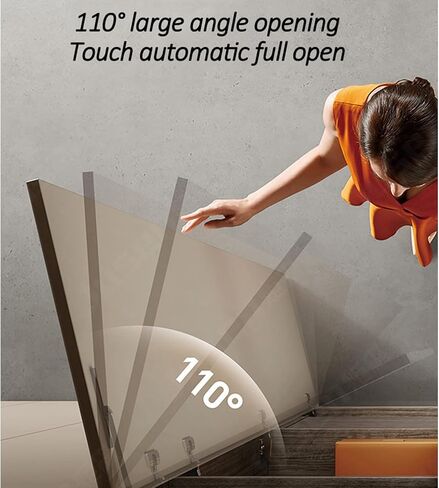 باب تلقائي أقرب ، الافتتاح التلقائي التلقائي المباراة الهيدروليكية خالية من التثبيت مقبض مخفي ألومنيوم إطار خزانة الملابس الخزانة in Kuwait