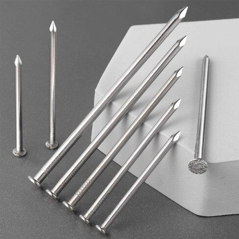 400pcs Premium Hardware Nails Assortment Kit，Good Hardness Picture Hanging Nails,Wall Nails，5 Sizes in Saudi Arabia