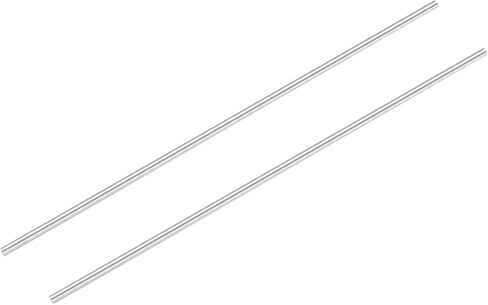 DMiotech 2 Pcs Aluminum Rods,1/4" Dia 12" Long Solid Round Rod 6061 Extruded Lathe Bar Stock Aluminum Metal Rods for DIY Craft Model Plane Ship Car in Saudi Arabia
