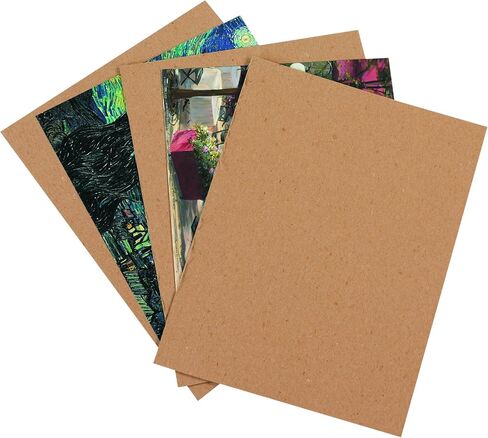 Box USA Chipboard Sheets ، 14 "× 14" ، Kraft Brown ، 22 Pt. واجب متوسطة ، لحماية الحزمة ، سجل القصاصات ودعم إطار الصورة ، 460 ورقة in Saudi Arabia