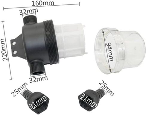 On Pipe Strainer, Inline Mesh Screen,50 Mesh Super Clean Ultrafine Filtration Water Filter,Barbed Interface Garden Irrigation Agriculture Filter(25 mm) in Saudi Arabia