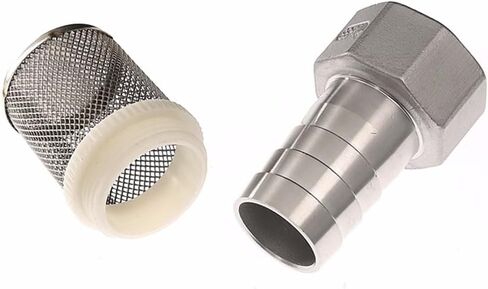 On Pipe Strainer, Inline Mesh Screen,Stainless Steel Hose Filter, Garden Irrigation Tube Car Wash Pump Stainless Steel Filter Net Mesh Water Filter(1/4" 33mm) in Saudi Arabia