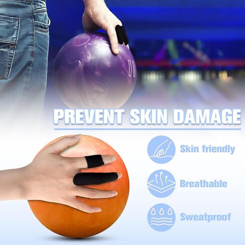 18PCS Bowling Accessories for Men Women-1PC Bowling Ball Bag,1PC Towel and 16PCS Thumb Tape,Black BowlingBall Cleaner and Polisher in Saudi Arabia
