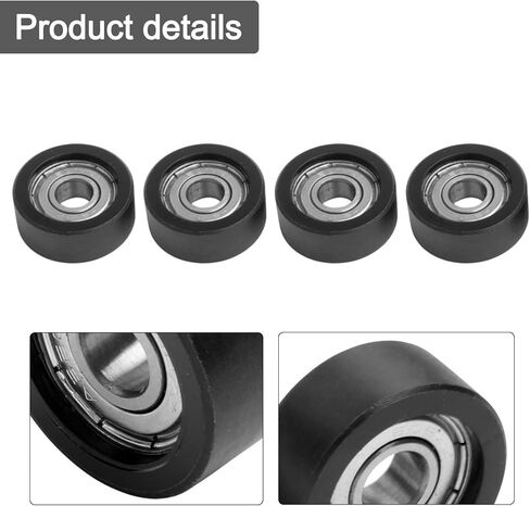 Rowing Machine Seat Wheels 4-Pack, 27Mm Diameter Rowing Machine Bearing Pulley Wheel Replacement For Water Rowers in Saudi Arabia