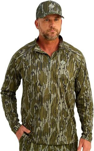 Nomad Men's Mirage 1/4 Zip, Performance Hunting Pullover Shirt in Saudi Arabia