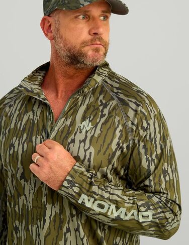 Nomad Men's Mirage 1/4 Zip, Performance Hunting Pullover Shirt in Saudi Arabia
