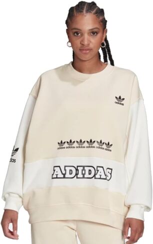 adidas Originals Trefoil Logo Play Sweater Wonder White MD in Saudi Arabia