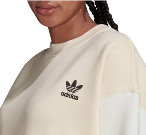 adidas Originals Trefoil Logo Play Sweater Wonder White MD in Saudi Arabia
