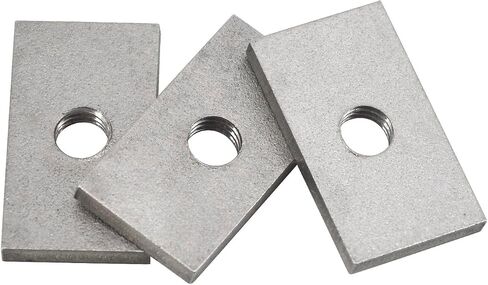 M6 Square Nuts 304 Stainless Steel Rectangular Nuts Thread Fasteners for Machinery Furniture Connector 20x15x5mm (10 Pack) in Saudi Arabia