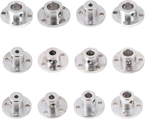 Flange Coupling Flange Shaft Coupling Guide Shaft Support Rigid Metal Coupler 1Pcs(Inner diameter 10mm) in Saudi Arabia