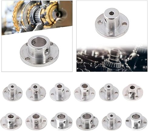 Flange Coupling Flange Shaft Coupling Guide Shaft Support Rigid Metal Coupler 1Pcs(Inner diameter 10mm) in Saudi Arabia