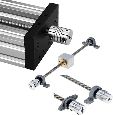 D19L25 5x8mm Aluminium CNC Motor Jaw Shaft Coupler 5mm to 8mm Flexible Coupling OD 19x25mm Dropshipping 3/4/5/6/6.35/7/8/10mm 1Pcs(3x4) in Saudi Arabia