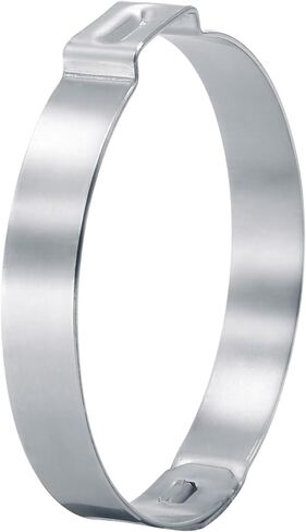 OCS Parts - Oetiker 155 Single Ear Clamps with Mechanical Interlock, 155 Stainless Steel, 34.6 mm Size, Pack of 20, Includes OCS Parts 2-Year Warranty in Saudi Arabia