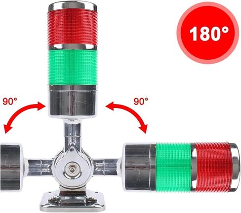 DC 12V 24V AC 110V 220V Industrial Multilayer Stack Light LED Signal Alarm Caution Light for Machinery Alarm lamp LTA(3 Layer DC 12V-24V) in Saudi Arabia