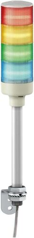 4-Tier Light Column, XVGB4S, 24V with Buzzer, Support Tube Installation with L-Bracket in Saudi Arabia