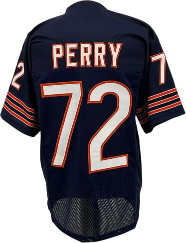 William Perry Jersey Blue Chicago | Unisex Adult Sizes S-5XL Unsigned Custom Sewn Stitched in Saudi Arabia