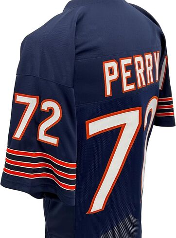 William Perry Jersey Blue Chicago | Unisex Adult Sizes S-5XL Unsigned Custom Sewn Stitched in Saudi Arabia