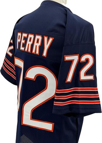 William Perry Jersey Blue Chicago | Unisex Adult Sizes S-5XL Unsigned Custom Sewn Stitched in Saudi Arabia
